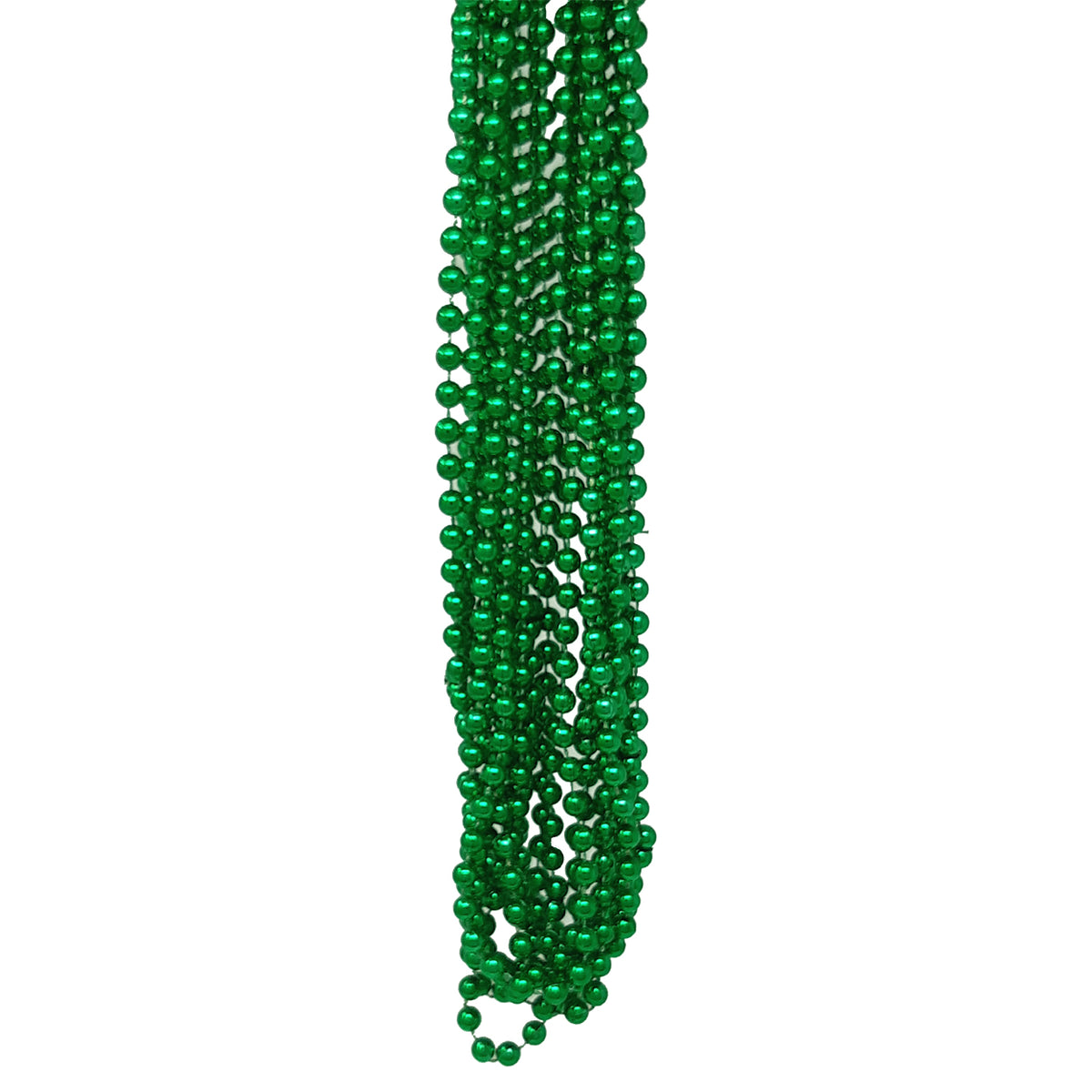 Green Mardi Gras Beads One Way Novelties