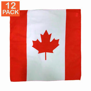 Canada Flag Bandana (pack of 12)