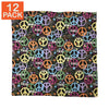 Peace Print Bandana (pack of 12)