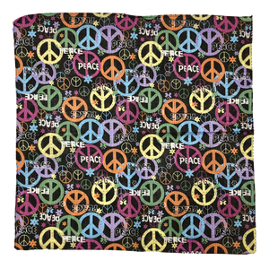 Peace Print Bandana (pack of 12)
