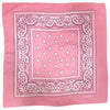 Pink Paisley Bandanas (pack of 12)