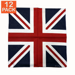 Union Jack Flag Bandana (pack of 12)