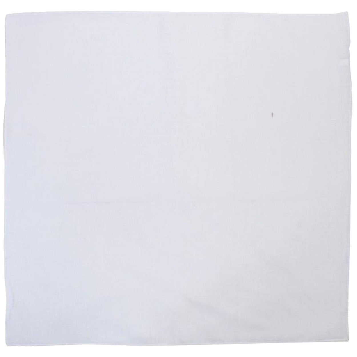 White Oversized Cotton Bandana (pack of 12)