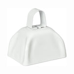 3" White Mini Cowbells (pack of 12)