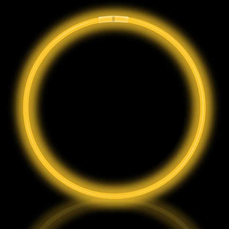 50 Yellow Premium Glow Necklaces (Tube of 50)