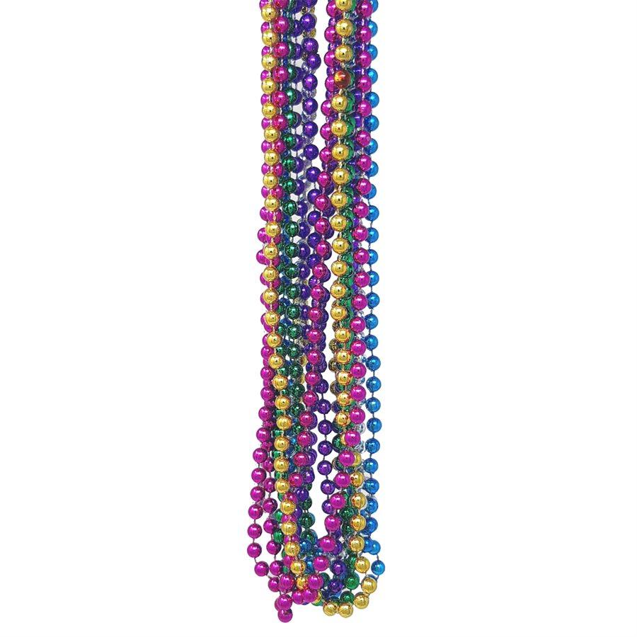 144 Assorted Mardi Gras Beads