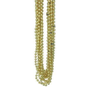 144 Gold Mardi Gras Beads