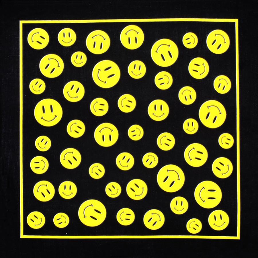 Yellow Smiles Bandana (pack of 12)
