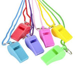 Neon Whistle & Necklace (pack of 12)