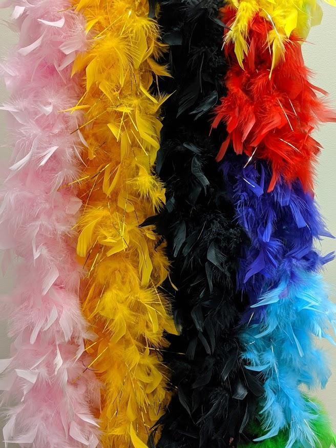 Boa De Pluma - Obmwang 8pcs Assorted Colors Feather Boas, Wo