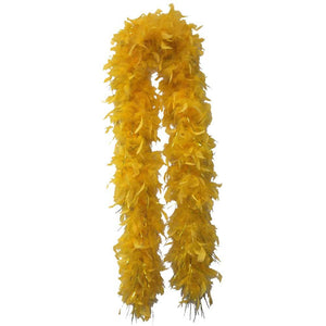 Gold Plush Feather Boa - FeatherBoaShop.com