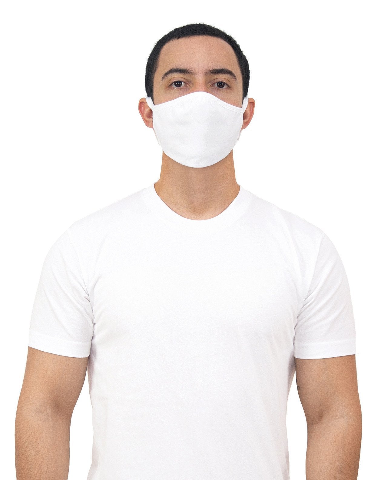 24 X Gildan Cotton Everyday Mask - Adult, White