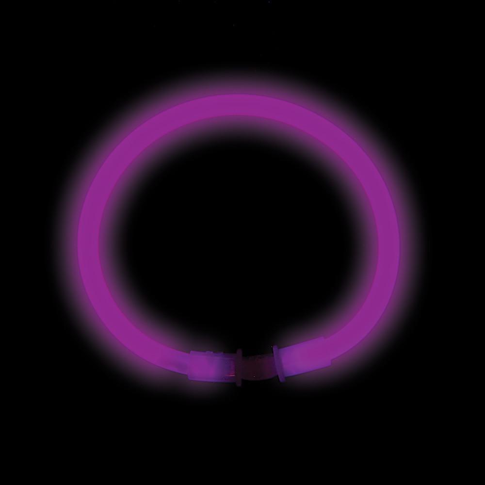 8" Purple Glow Bracelets (Tube of 50)