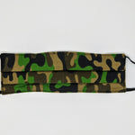 Canadian Made Cotton Mask - Adult, Green Camouflage