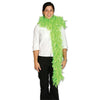 Neon Green Plush Feather Boa - FeatherBoaShop.com