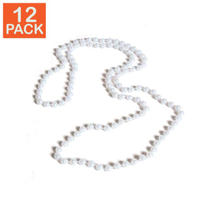 Pearl Bead Necklaces  (pack of 12)
