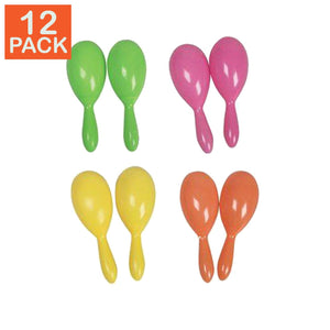 Neon Maracas  (pack of 12)