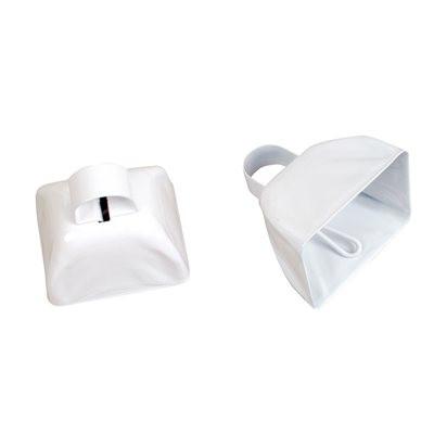 3" White Mini Cowbells (pack of 12)