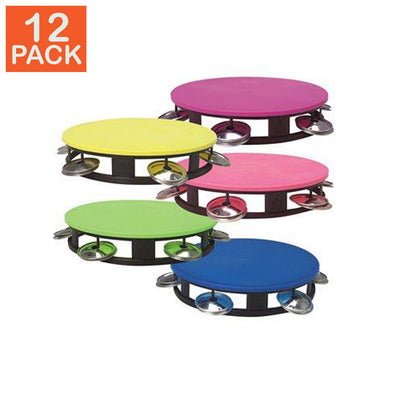 Neon Tambourines(pack of 12)