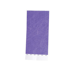 100 Purple Tyvek Wristbands