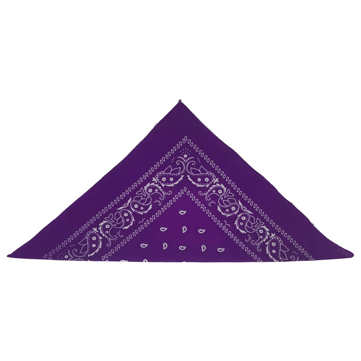 Purple Paisley Bandana (pack of 12)